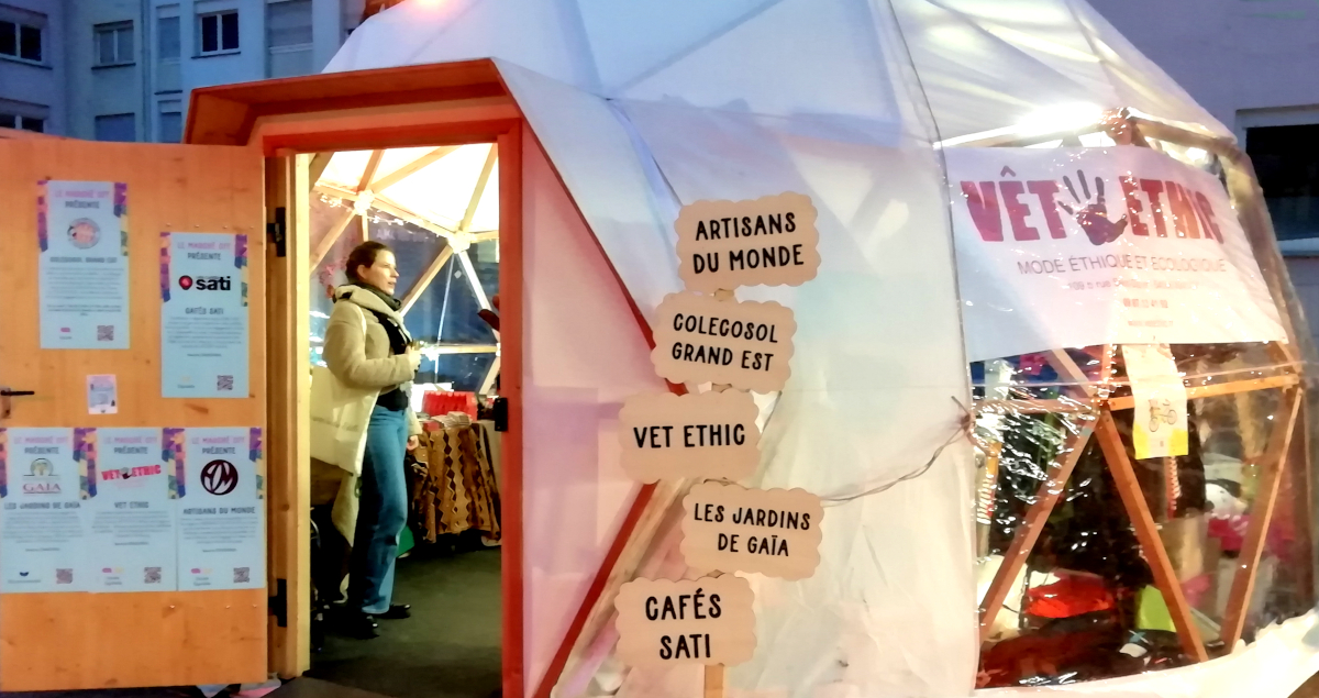 Le Colecosol au Marché de Noël OFF de Strasbourg 🎄